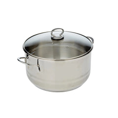 Prestige Stainless Steel 28 cm Induction Compatible Casserole With Glass Lid