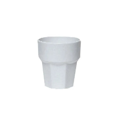 Tribeca Casablanca  Polycarbonate Pc White Stackable Tumbler 2ml, BOX QUANTITY 120 PCS