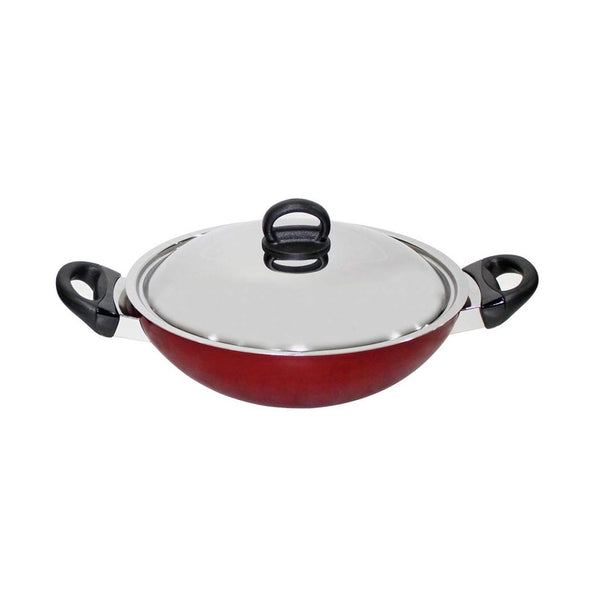 prestige-aluminium-class-o-26-cm-flat-bottom-kadai-red