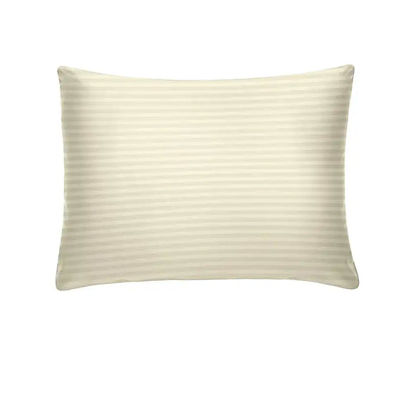 ths zen stripes cotton oxford pillow cover pair ivory