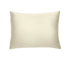 THS Zen Stripes Cotton Oxford Pillow Cover Pair Ivory