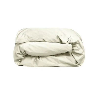 ths giza cotton single duvet cover ivory