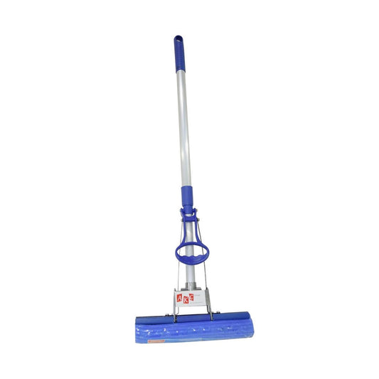 THS Plastic Mop, Blue, 130 cm, 15 pcs