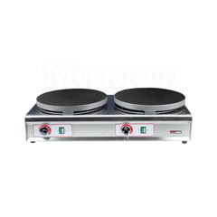 RM Gastro CRE235 Three Phase Double Electric Crepe Machine, Power 2 x 2.4 kW, 70 x 38 x 19 cm