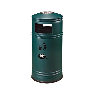 THS 10F-33LT Green Outdoor Ashtray Bin 33 L