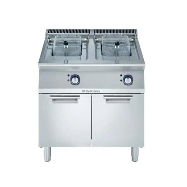 Electrolux 371141 Modular Cooking Range Gas Fryer Top Smooth Chrome Polished Ribbed Plate 14 kW - HorecaStore