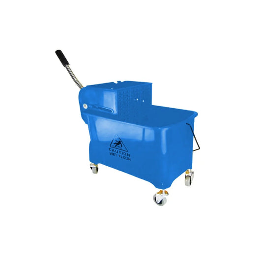 THS AF08068B Blue Single Mop Bucket Trolley  20L