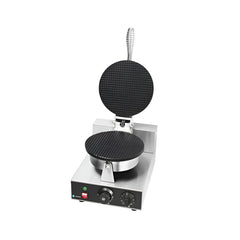 Hurakan 1 Waffle Maker Machine Staineless Steel, 1.2KW