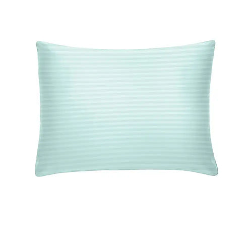 THS Zen Stripes Single Cotton Pillowcase Baby blue