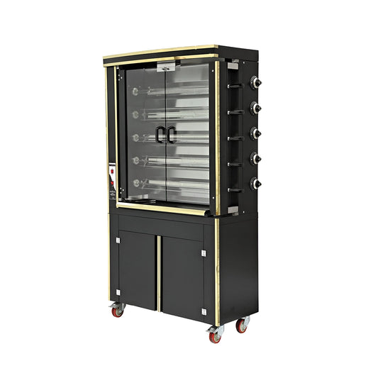 Empero Electric Chicken Rotisserie 5 Sticks, 16.4 kW, 110 x 48 x 203 cm