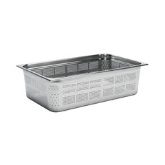 THS Stainless Steel Perforated GN  1/1 Pan, Height 15cm