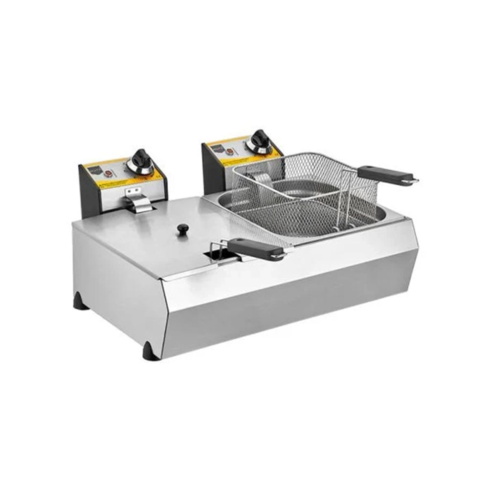 remta 8 x 8 l double fryer electric burner 6000 w