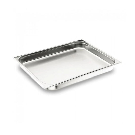 Viraj Stainless Steel Perforated GN 2/1 Pan, Height 20cm