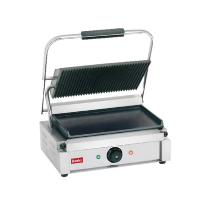 RM Gastro Electric Panini Grill, 3 kW, 40.9 x 40.5 x 18.2 cm