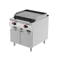 Desco Gas Lava Stone Double Grill, 24 kW, 80 x 90 x 90 cm