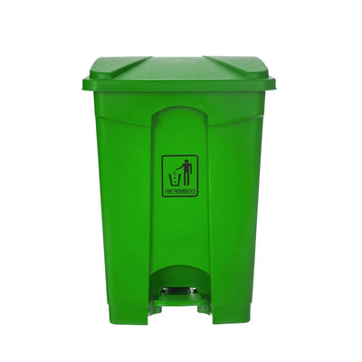 THS AF07318 Green Garbage Can With Pedal 87 L