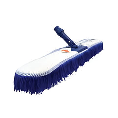 THS Cotton Flat Dust Control Mop 80 cm (Blue) & Aluminum Handle (set) , 130 cm , 12 pcs