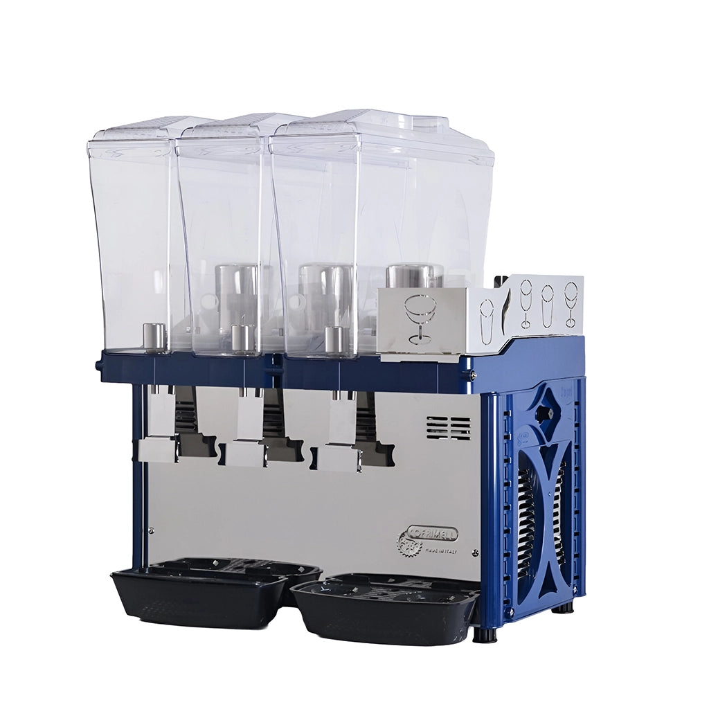 Cofrimell MiniCapri 3S Juice Dispenser Blue, 3 x 5 L, 330 W, 66 x 40 x 60 cm