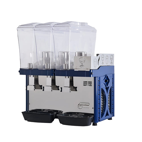 Cofrimell MiniCapri 3S Juice Dispenser Blue, 3 x 5 L, 330 W, 66 x 40 x 60 cm