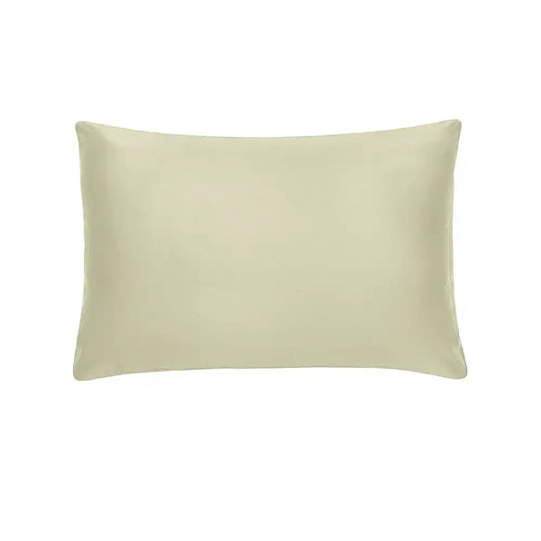 ths giza cotton single pillowcase silver green