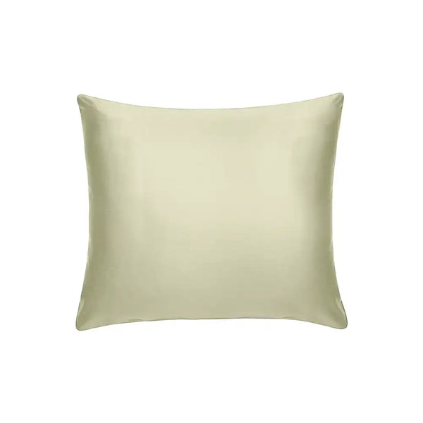 ths giza cotton large cushion cover silver green