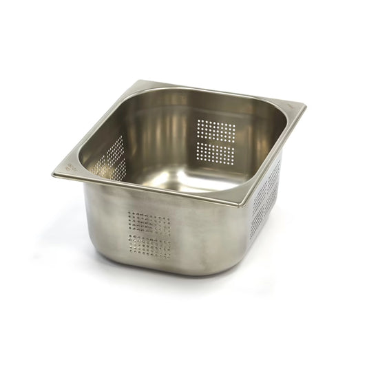 Viraj Stainless Steel Perforated GN Pan, 1/2 Height 15cm