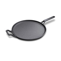 Prestige Cast Iron Black Flat Tawa, 28 cm