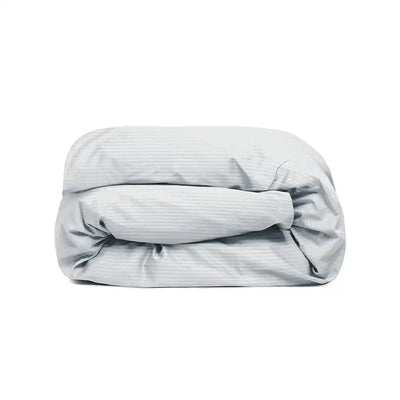 ths zen stripes queen duvet cover glacier