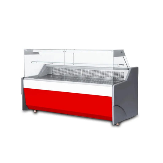 Lava Inox Meat Display Freezer, 900 W, 190 x 90.2 x 123 cm