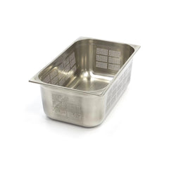 THS Stainless Steel Perforated GN 1/1 Pan, Height 20cm