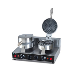 Hurakan Staineless Steel 8 Waffle Maker Machine, HKN-GED1M/GP, 2KW