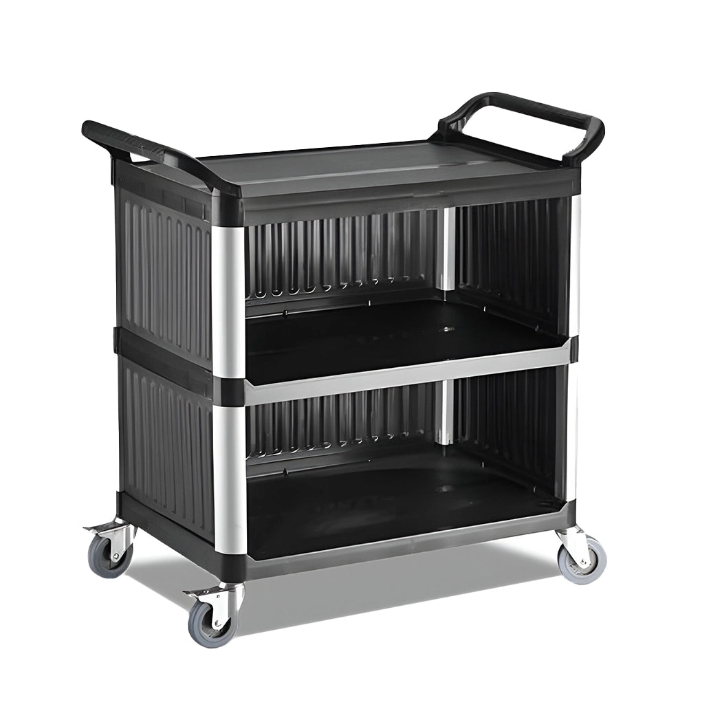 Empero Plastic Service Trolley 3 Shelves, 52 x 96 x 107 cm