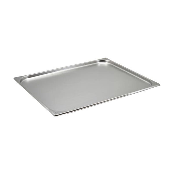 Viraj Stainless Steel GN 2/1 Pan, Height 2CM