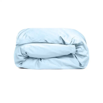 ths giza cotton king duvet cover baby blue