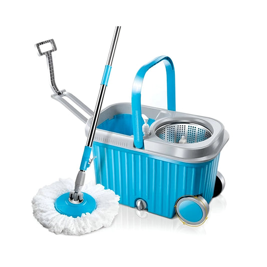 THS Plastic Magic Mop Bucket , Blue, 15 Ltr