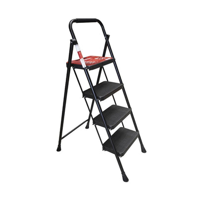 THS Heavy Duty Step Ladder 4+1, black