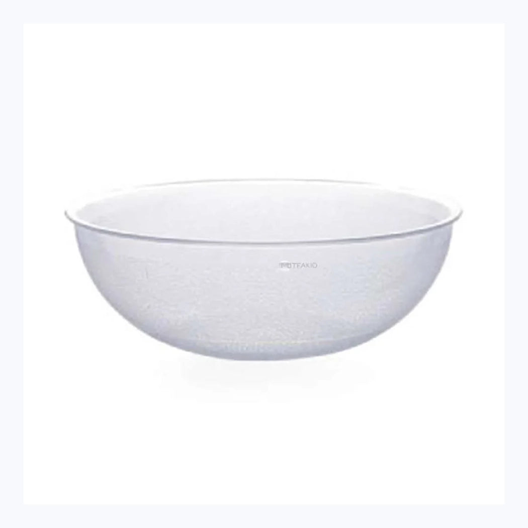 Tribeca Polycarbonate Clear Round Bowl 40 Cm, BOX QUANTITY 12 PCS