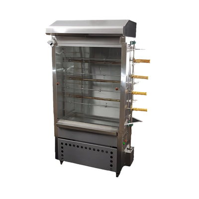 THS Rotary Chicken Grill 5 Skewers, 750 W, 120 x 60 x 190 cm