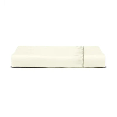 ths giza cotton king fitted bed sheet ivory