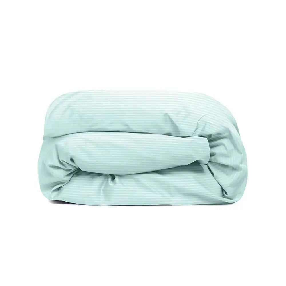 ths zen stripes queen duvet cover baby blue