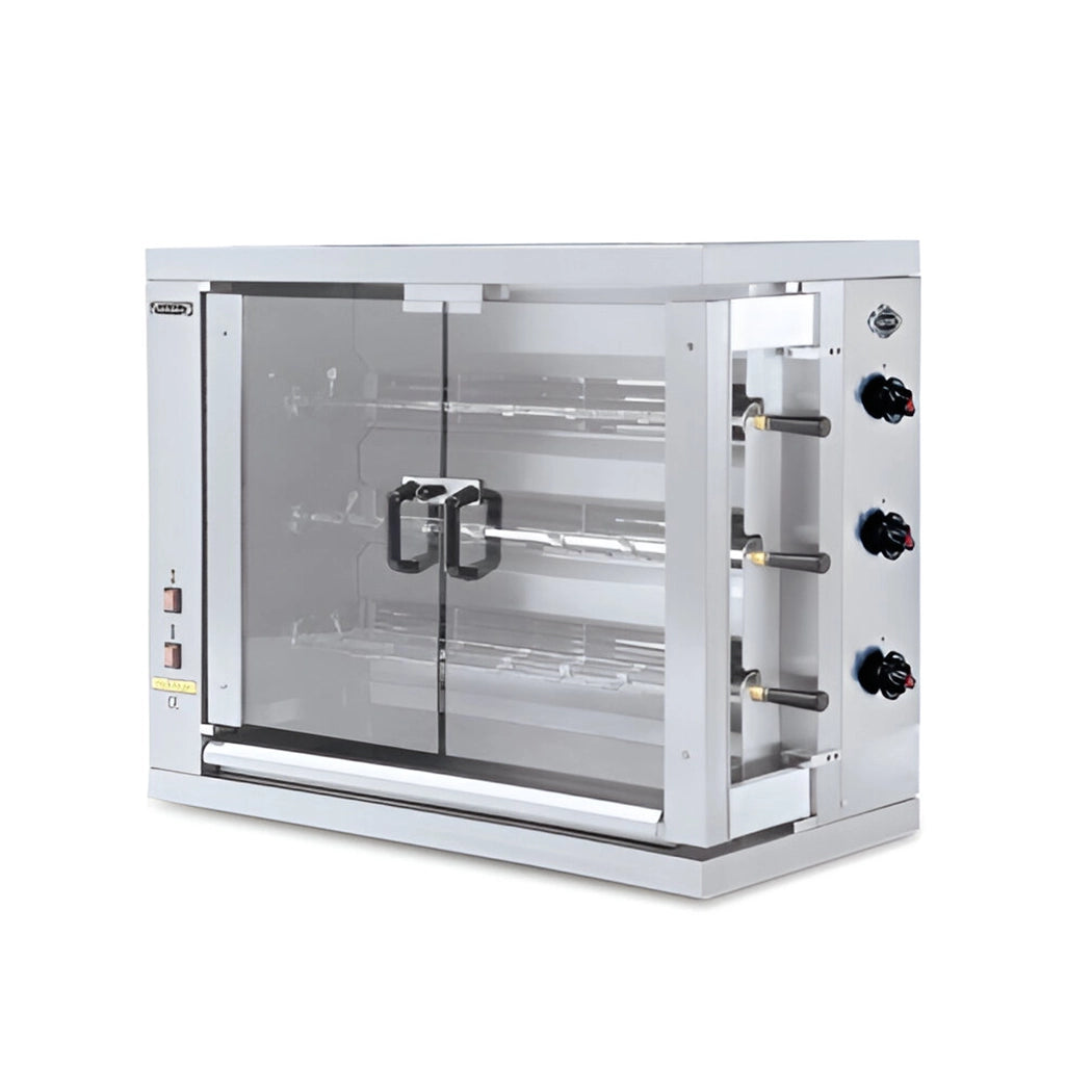 Empero Gas Chicken Rotisserie, Cpty 18 Chicken, 109.8 x 48.1 x 82 cm