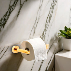 Bagnodesign Pvd Gold Toko Toilet Roll Holder, 16x9.3x4 cm