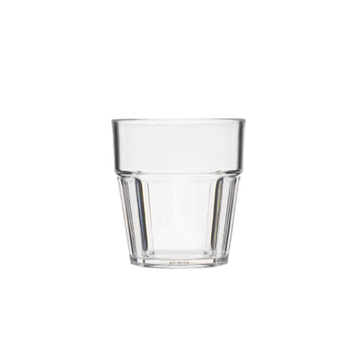 Tribeca  Casablanca Polycarbonate Pc Clear  Stackable Tumbler 200ml, BOX QUANTITY 175 PCS