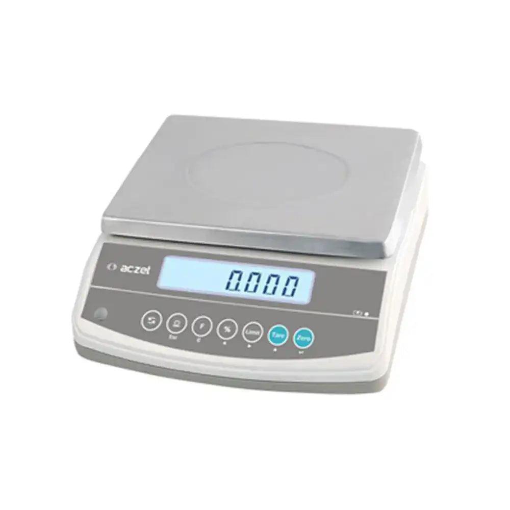 Aczst CZ30 Electronic Scale, Rechargeable Battery, Digital Display, Plate Capacity 30 KG, 24.8 x 19.7 x 8.3 cm   HorecaStore