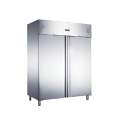 Hurakan Stainless Steel Refrigerator, 6 Shelves, Volume 1300L, 0.77KW