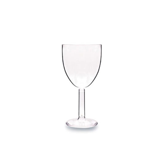 Tribeca Polycarbonate  Clear Wine Goblet Glass 250 ml, BOX QUANTITY 60 PCS