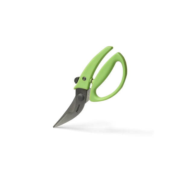 Kitchen Scissors/Poultry Shears with Stainless Steel Blades, in Green Color