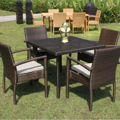 Ambar Nice Small Dining Table Square Bronze, 90 x 90 x 75 cm