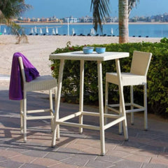 Ambar Nice Bar Stool White, 45 x 45 x 105 cm