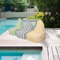 Ambar The Buddy Bean Bag Yellow Stripes, 90 x 80 x 110 cm